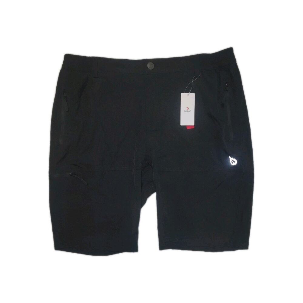 Baleaf Hiking Shorts Men's Size XL Nylon Black Pockets NEW